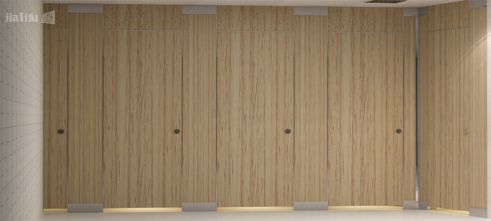 How to Prepare a High End Toilet Partitions 2 Wood Grain Toilet Partitions