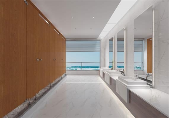 Metal Honeycomb Toilet Cubicle
